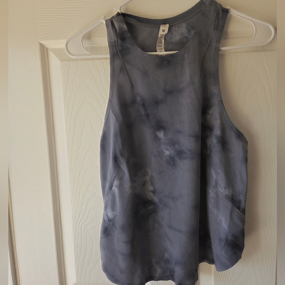 Lululemon Gray Tank Top 6 Marble Racerback